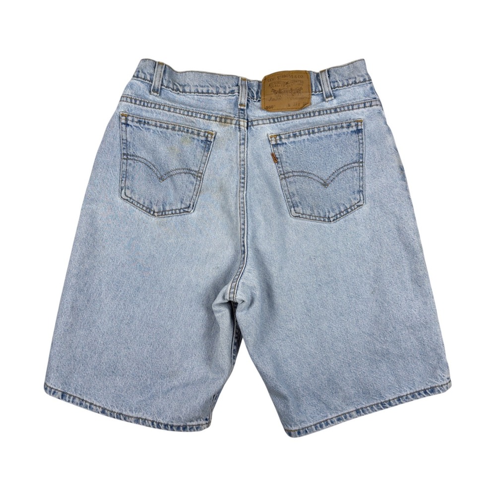Vtg Levi's 560 Men's Denim Shorts 30 Orange Tab Light Wash Loose Fit Jorts 90s